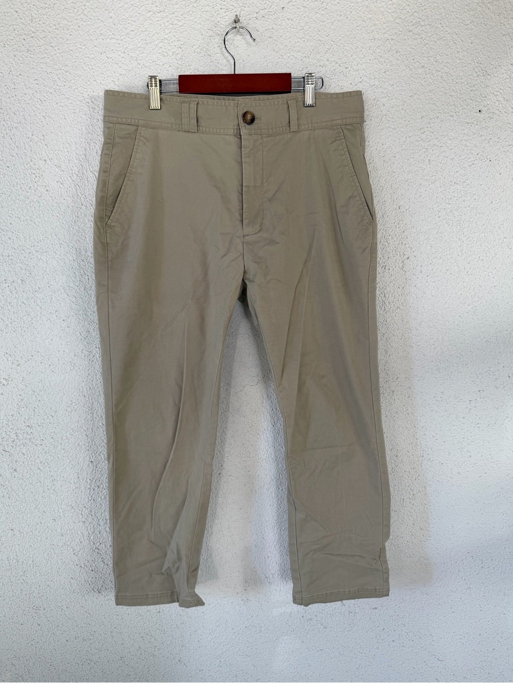 Men's I Love Ugly Casual Chinos in Khaki - Classic Straight Fit